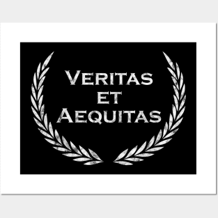 Veritas et Aequitas - Latin saying Posters and Art